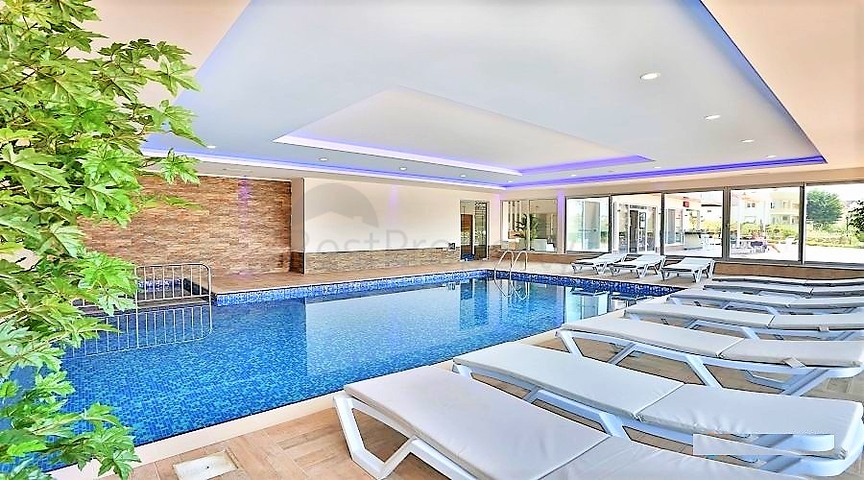 غرفتين وصالة ضمن مجمع سكني  خمس نجوم في  منطقة افسلار - الانيا 