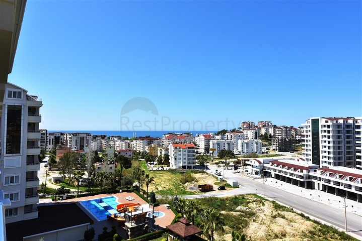 غرفتين وصالة ضمن مجمع سكني  خمس نجوم في  منطقة افسلار - الانيا 