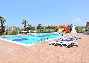 غرفتين وصالة ضمن مجمع سكني  خمس نجوم في  منطقة افسلار - الانيا 