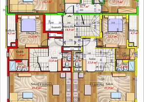 شقق ضمن مجمع سكني جديد في مهموتلار - الانيا 