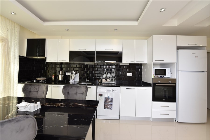 شقة 1+1 للايجار في مجمع مريح في افسالار