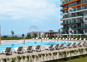 شقة 1+1 للايجار في مجمع مريح في افسالار