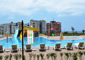 شقة 1+1 للايجار في مجمع مريح في افسالار