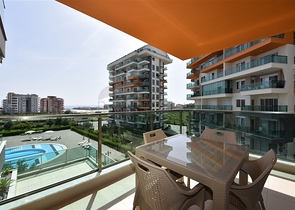 شقة 1+1 للايجار في مجمع مريح في افسالار