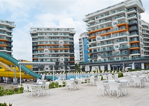 شقة 1+1 للايجار في مجمع مريح في افسالار