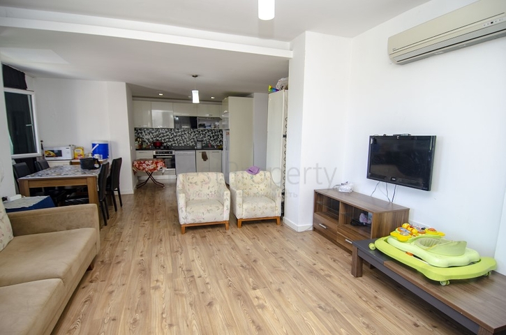 شقة 3 + 1 تطل على البحر الأبيض المتوسط في كونيالتي أنطاليا