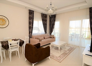 للبيع شقة بتصميم غرفتي نوم وصالة ضمن مجمع سكني في افسلار - الانيا 