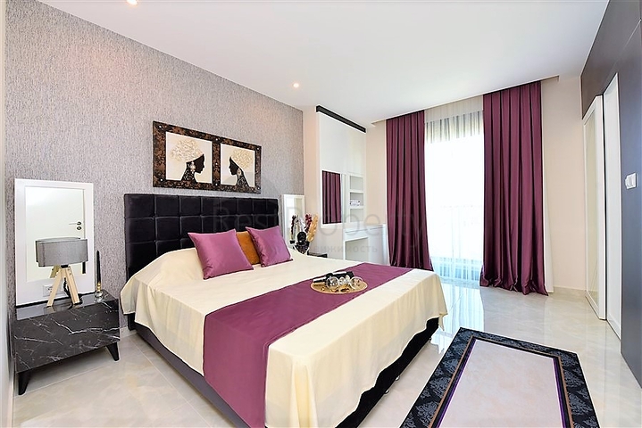 اطلالة بحرية كاملة - غرفة نوم وصالة في كارجي جاك - الانيا 