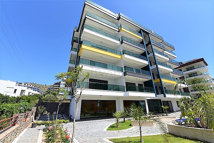 اطلالة بحرية كاملة - غرفة نوم وصالة في كارجي جاك - الانيا 