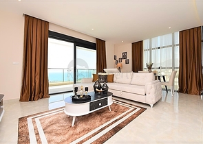 اطلالة بحرية كاملة - غرفة نوم وصالة في كارجي جاك - الانيا 