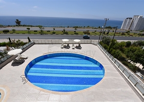 اطلالة بحرية كاملة - غرفة نوم وصالة في كارجي جاك - الانيا 