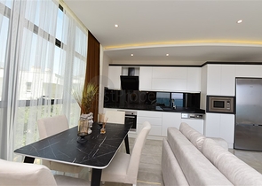 اطلالة بحرية كاملة - غرفة نوم وصالة في كارجي جاك - الانيا 