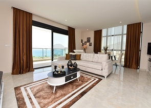 اطلالة بحرية كاملة - غرفة نوم وصالة في كارجي جاك - الانيا 