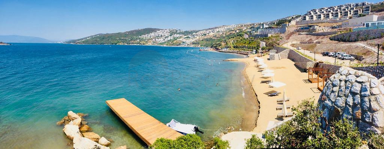 مباشرة على شاطئ البحر - مجمع سكني حديث في بودروم 