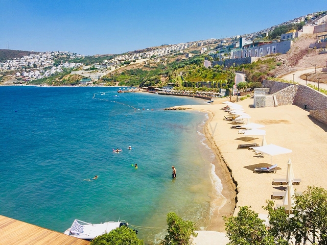 مباشرة على شاطئ البحر - مجمع سكني حديث في بودروم 