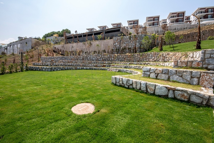 مباشرة على شاطئ البحر - مجمع سكني حديث في بودروم 