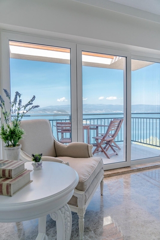 مباشرة على شاطئ البحر - مجمع سكني حديث في بودروم 