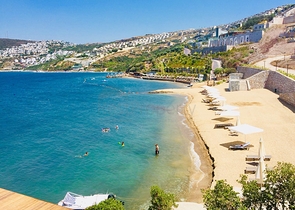 مباشرة على شاطئ البحر - مجمع سكني حديث في بودروم 