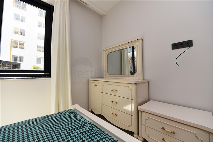 شقة بتصميم غرفتين وصالة  - ضمن مجمع حديث في مهموتلار 