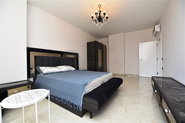 شقة بتصميم غرفتين وصالة  - ضمن مجمع حديث في مهموتلار 