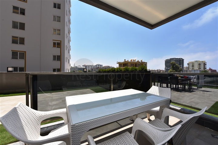 شقة بتصميم غرفتين وصالة  - ضمن مجمع حديث في مهموتلار 