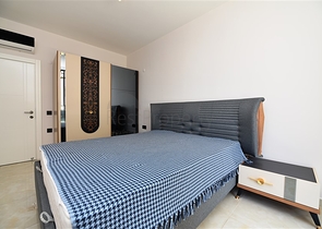 شقة بتصميم غرفتين وصالة  - ضمن مجمع حديث في مهموتلار 