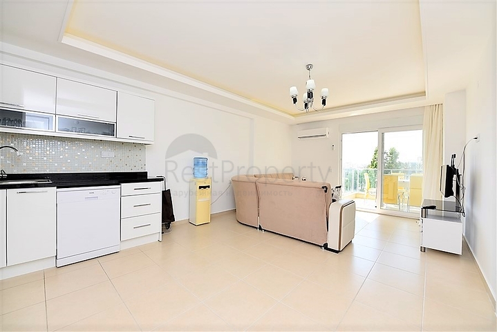 غرفة وصالة مفروشة ضمن مجمع بخدمات خمس نجوم في افسلار 