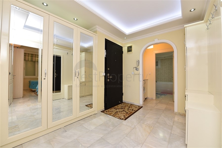 اطلالة بحر مباشرة - غرفتين نوم وصالة مفروشة بالكامل - مهموتلار