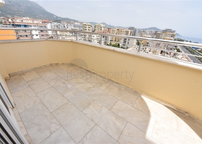 اطلالة بحر مباشرة - غرفتين نوم وصالة مفروشة بالكامل - مهموتلار