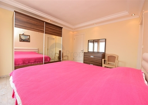 اطلالة بحر مباشرة - غرفتين نوم وصالة مفروشة بالكامل - مهموتلار