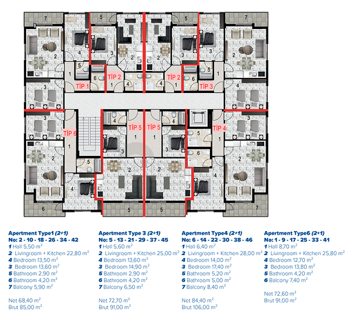 مجمع سكني حديث في مركز الانيا -للراغبين بالاستثمار 