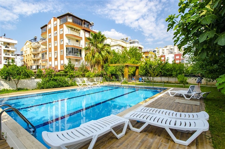 شقة 1 + 1 في منطقة ليمان في كونيالتي أنطاليا