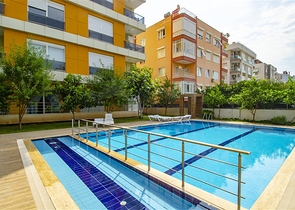 شقة 1 + 1 في منطقة ليمان في كونيالتي أنطاليا