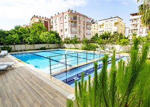 شقة 1 + 1 في منطقة ليمان في كونيالتي أنطاليا