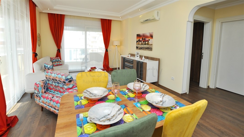 شقة مؤثثة بتصميم غرفتين وصالة - بسعر جيد في مهموتلار 