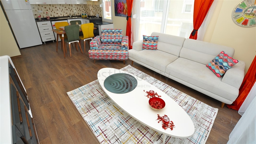 شقة مؤثثة بتصميم غرفتين وصالة - بسعر جيد في مهموتلار 