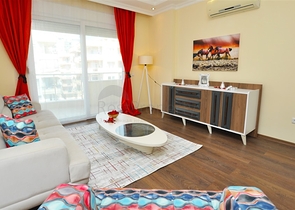 شقة مؤثثة بتصميم غرفتين وصالة - بسعر جيد في مهموتلار 