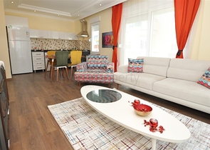 شقة مؤثثة بتصميم غرفتين وصالة - بسعر جيد في مهموتلار 