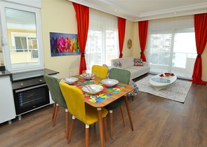 شقة مؤثثة بتصميم غرفتين وصالة - بسعر جيد في مهموتلار 