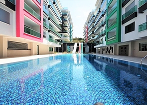 اطلالة بحر - غرفتي نوم وصالة  في كارجي جاك 