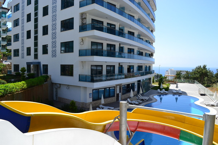 اطلالة بحرية - غرفة نوم وصالة ضمن مجمع في كارجي جاك