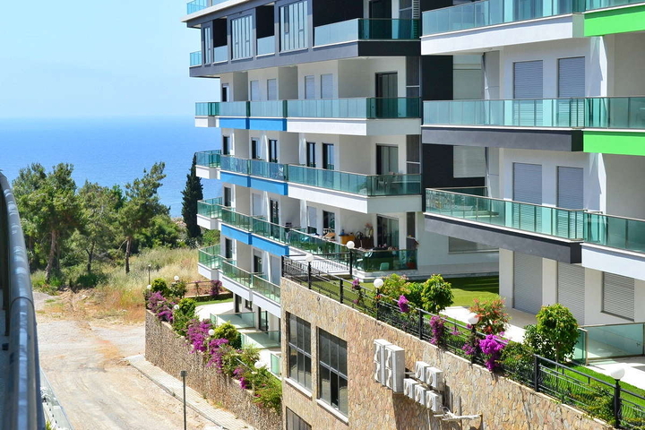 اطلالة بحرية - غرفة نوم وصالة ضمن مجمع في كارجي جاك