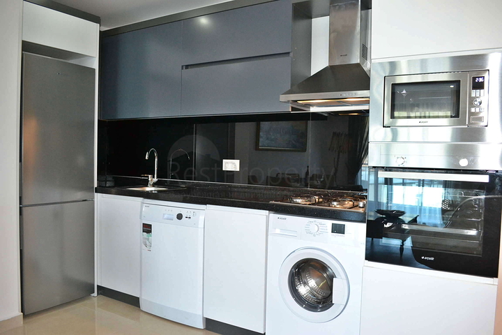 اطلالة بحرية - غرفة نوم وصالة ضمن مجمع في كارجي جاك