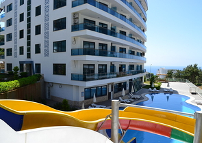 اطلالة بحرية - غرفة نوم وصالة ضمن مجمع في كارجي جاك