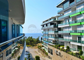 اطلالة بحرية - غرفة نوم وصالة ضمن مجمع في كارجي جاك