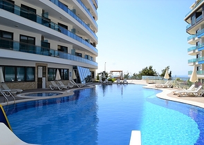 اطلالة بحرية - غرفة نوم وصالة ضمن مجمع في كارجي جاك