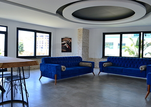 اطلالة بحرية - غرفة نوم وصالة ضمن مجمع في كارجي جاك