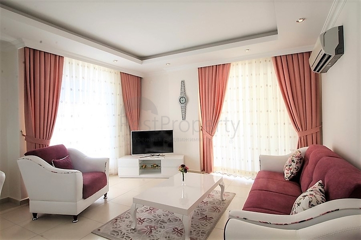 شقة مفروشة من تصميم غرفتي نوم وصالة ضمن مجمع ذو خدمات خمس نجوم - افسلار 