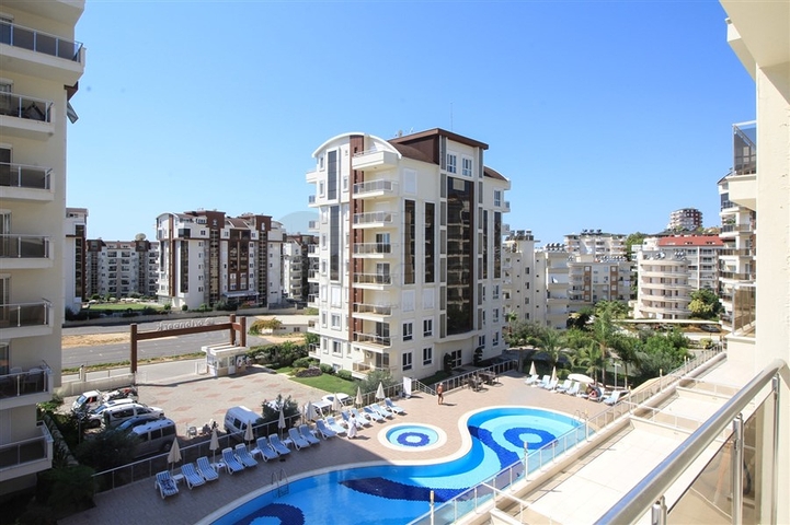 شقة مفروشة من تصميم غرفتي نوم وصالة ضمن مجمع ذو خدمات خمس نجوم - افسلار 