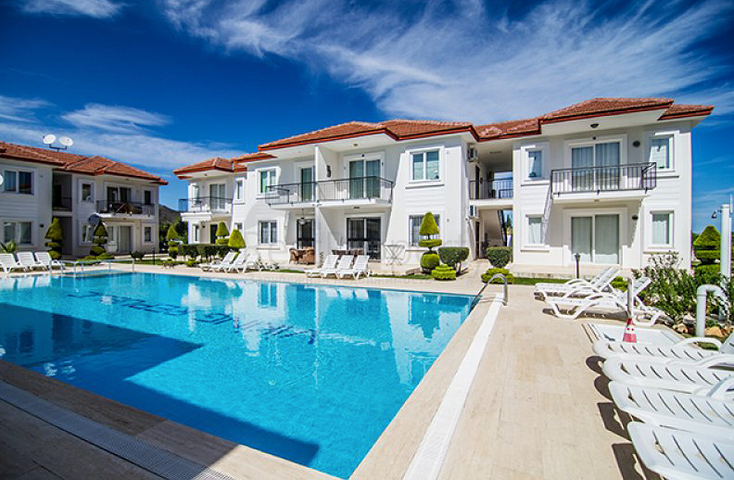 شقة من غرفتي نوم مع أثاث في Camyuva Kemer